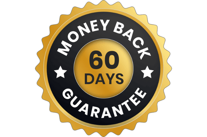 Gluco6 60-day money back satisfaction guarantee